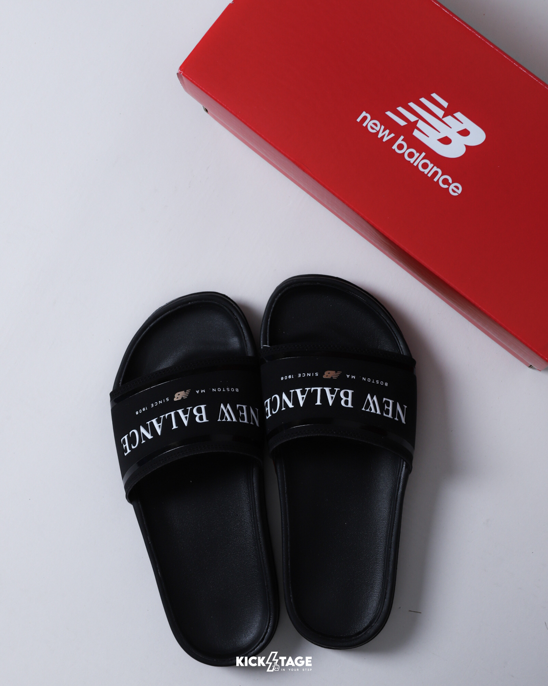 女鞋 NEW BALANCE SLIPPERS 黑色 拖鞋 NB 美式復古 基本拖鞋【SWF200G3】NBS