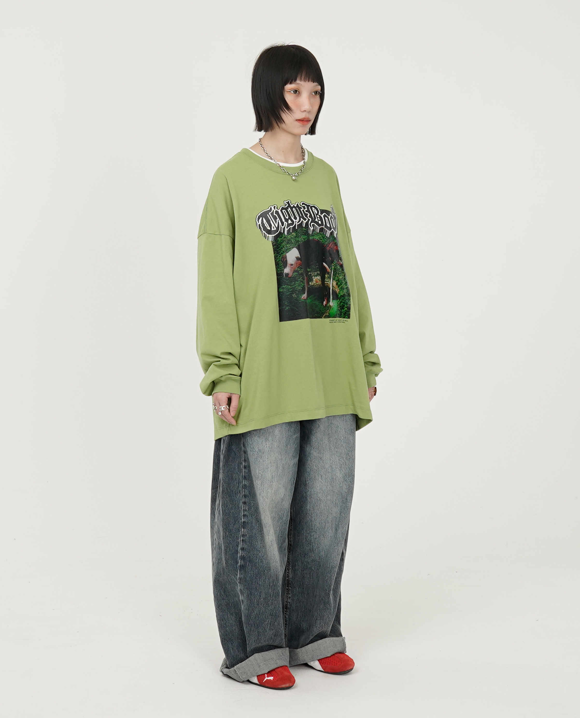 TIGHTBOOTH DOGGY PISS L/S T-SHIRT - 25SS