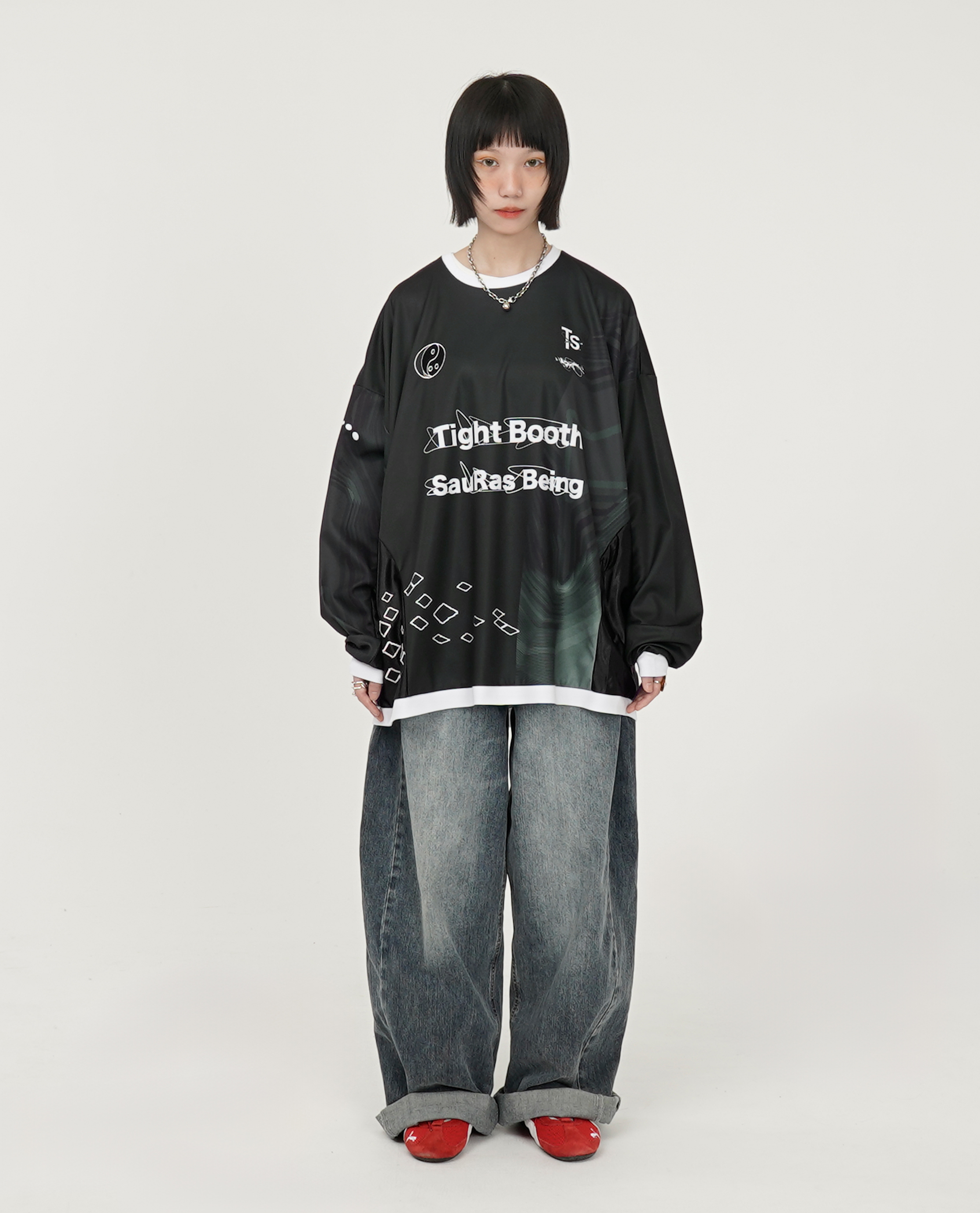 TIGHTBOOTH x SauRas Being L/S SOCCER JERSEY - 25SS
