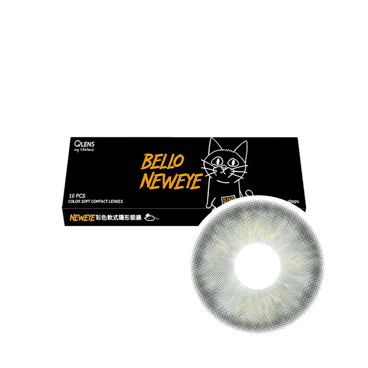 瞳妝彩色日抛(10片) 124 Nora Gray 灰