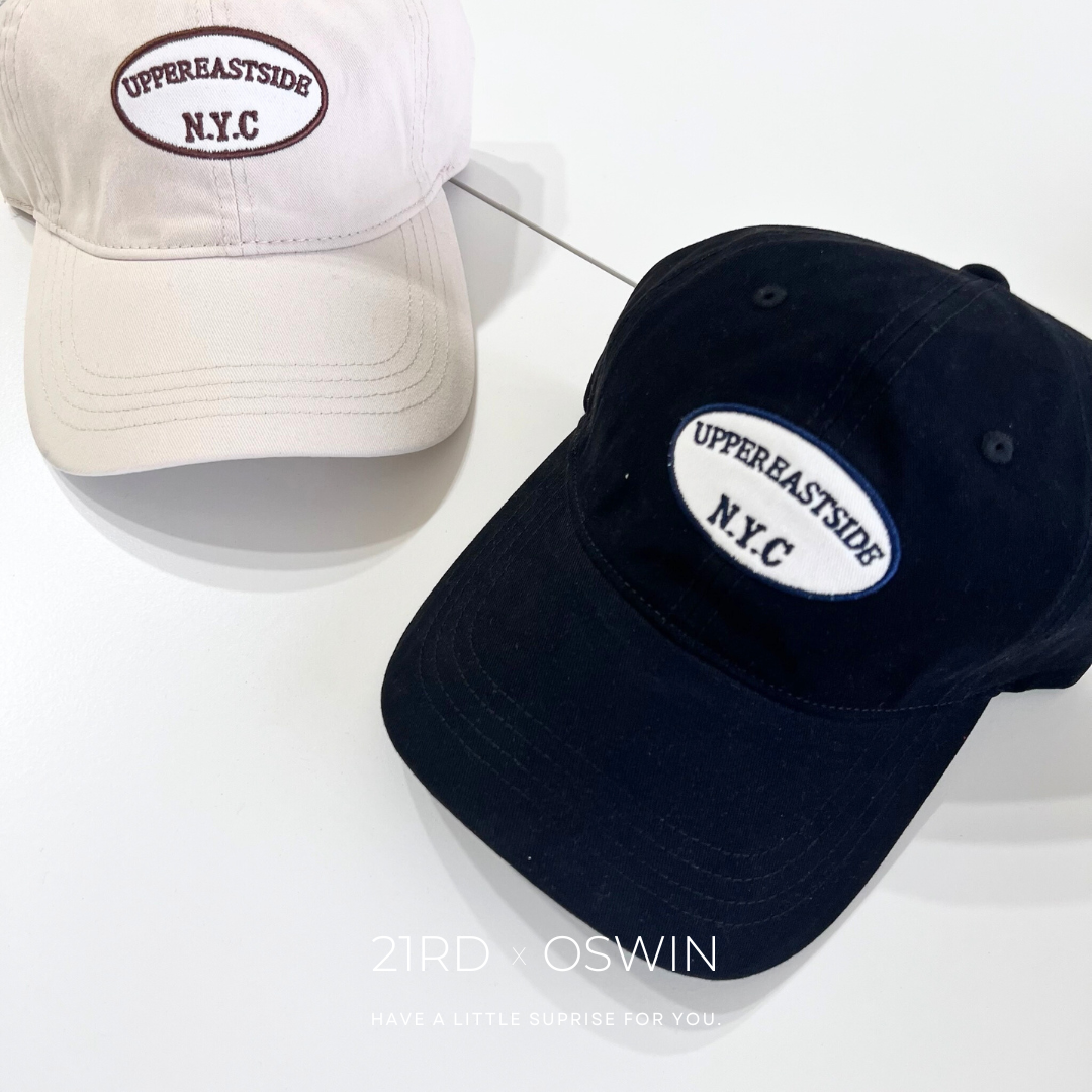 刺繡 NYC 字母 棒球帽