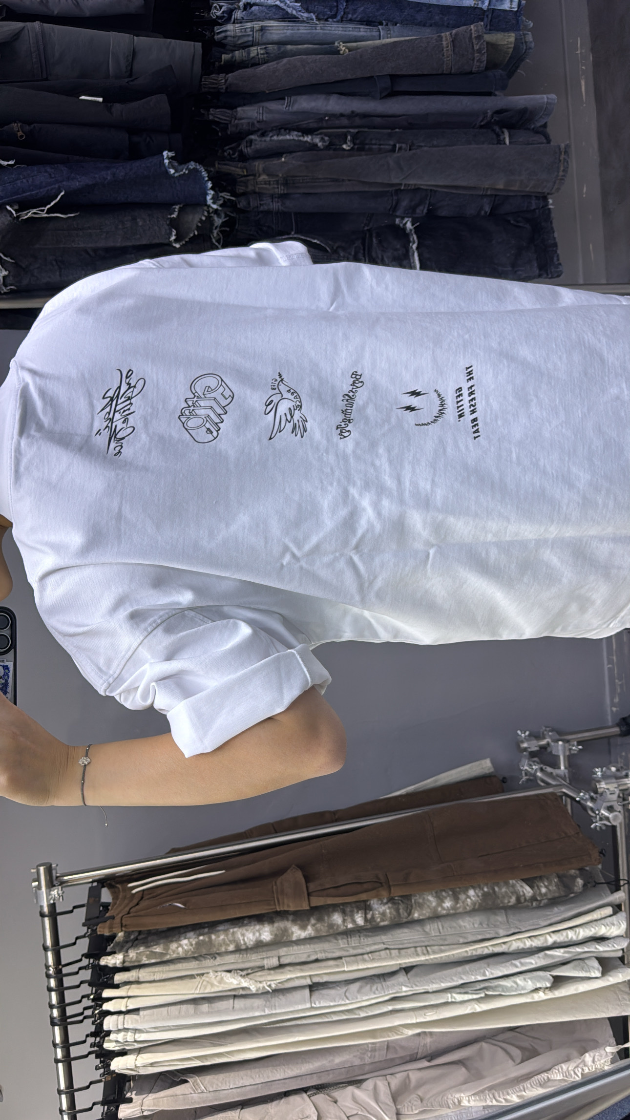 ST0029 後5print Tee