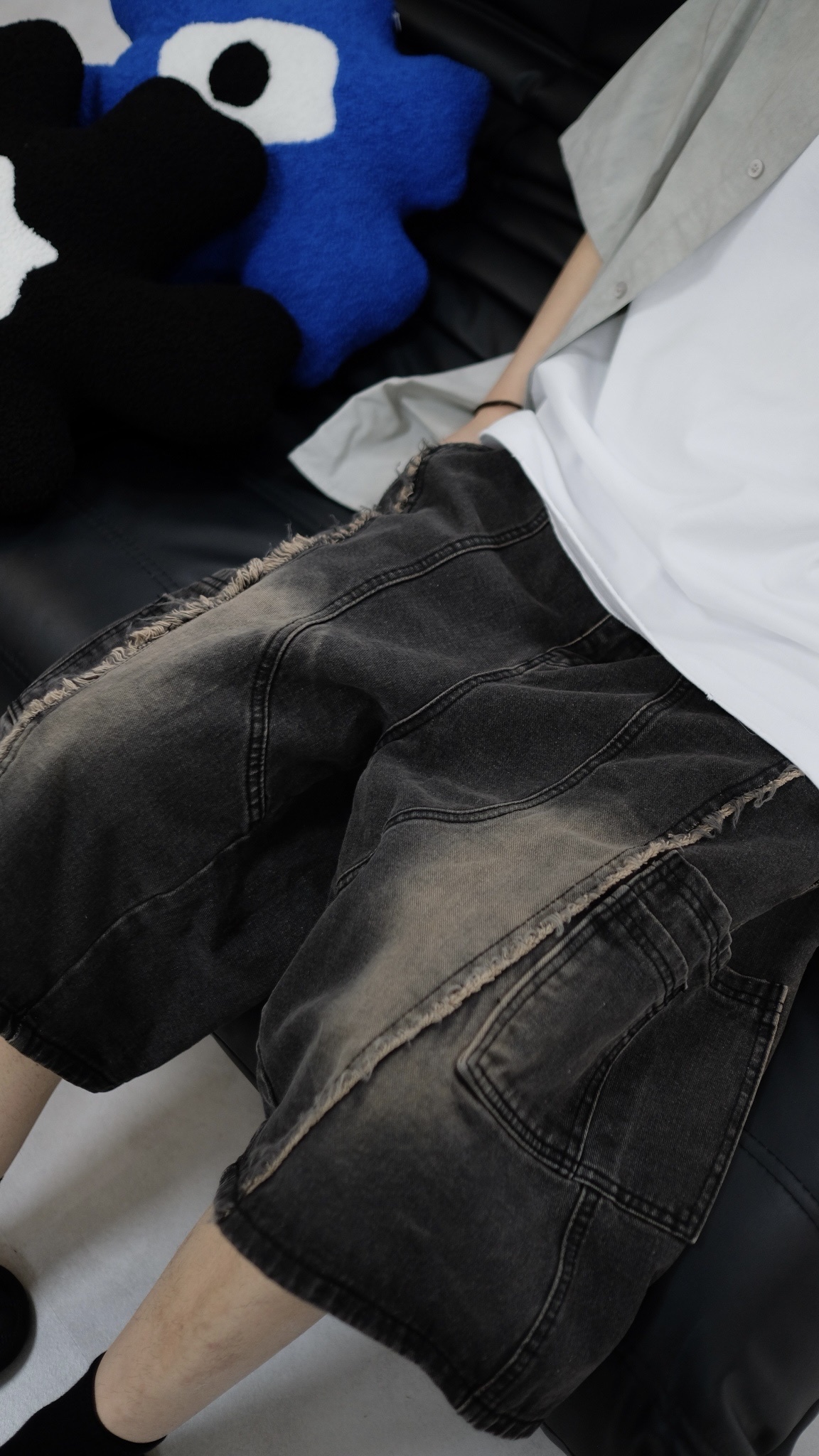 SPT0063 soso 疊袋工裝短褲