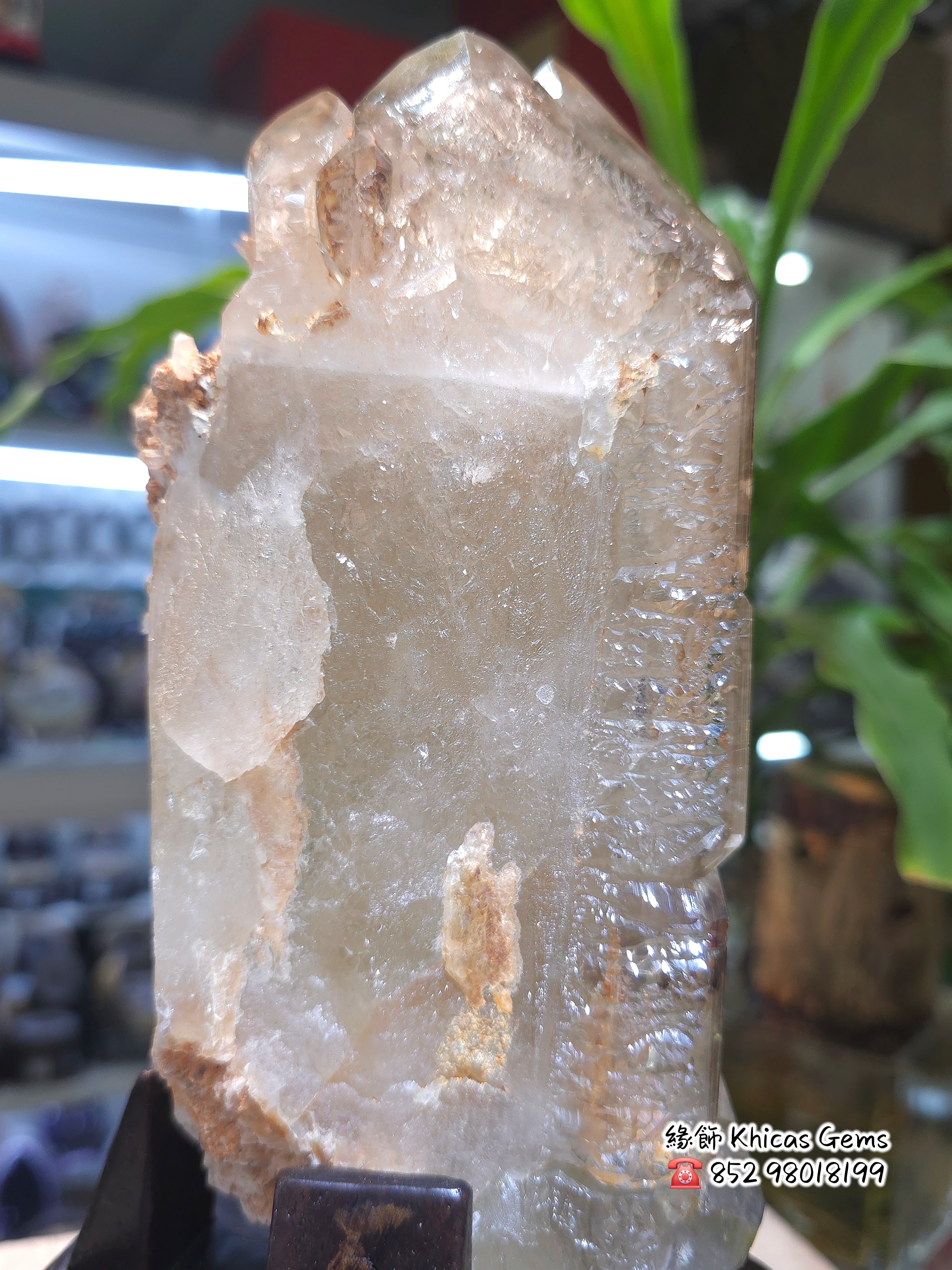 天然水晶 印章置物 年代品高品質 天然石 原石 置物大逸品 骨董 古美術
