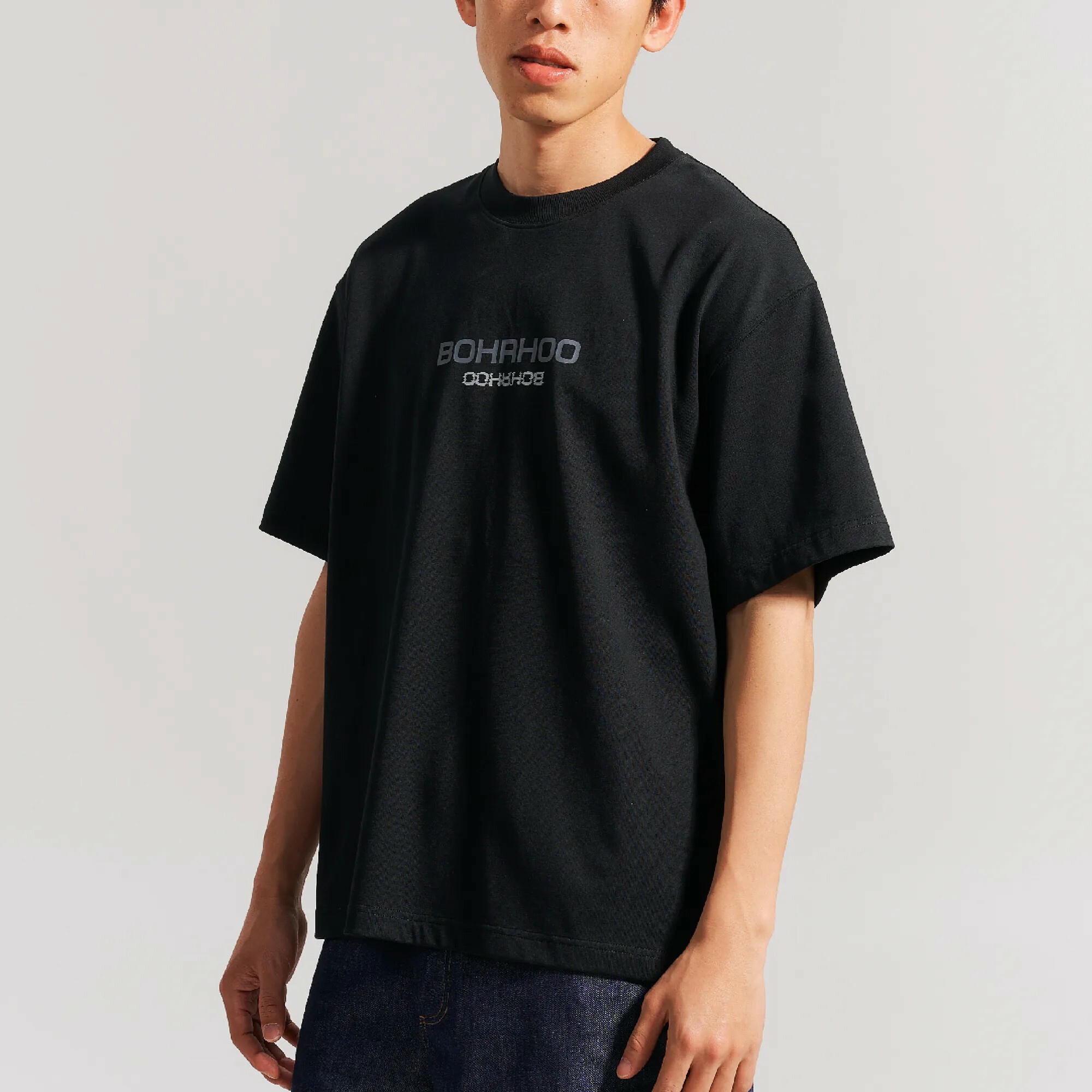 【現貨】BOHRHOO Graphic Logo Tee Logo 印花 胸口標誌 短Tee 黑 白 藍