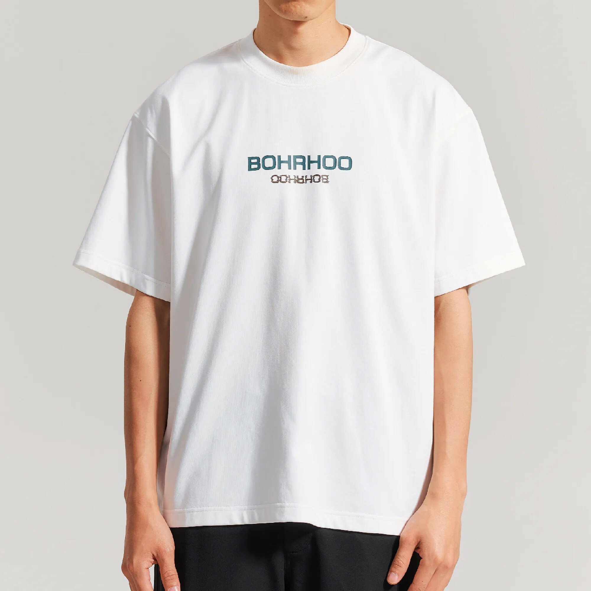 【現貨】BOHRHOO Graphic Logo Tee Logo 印花 胸口標誌 短Tee 黑 白 藍
