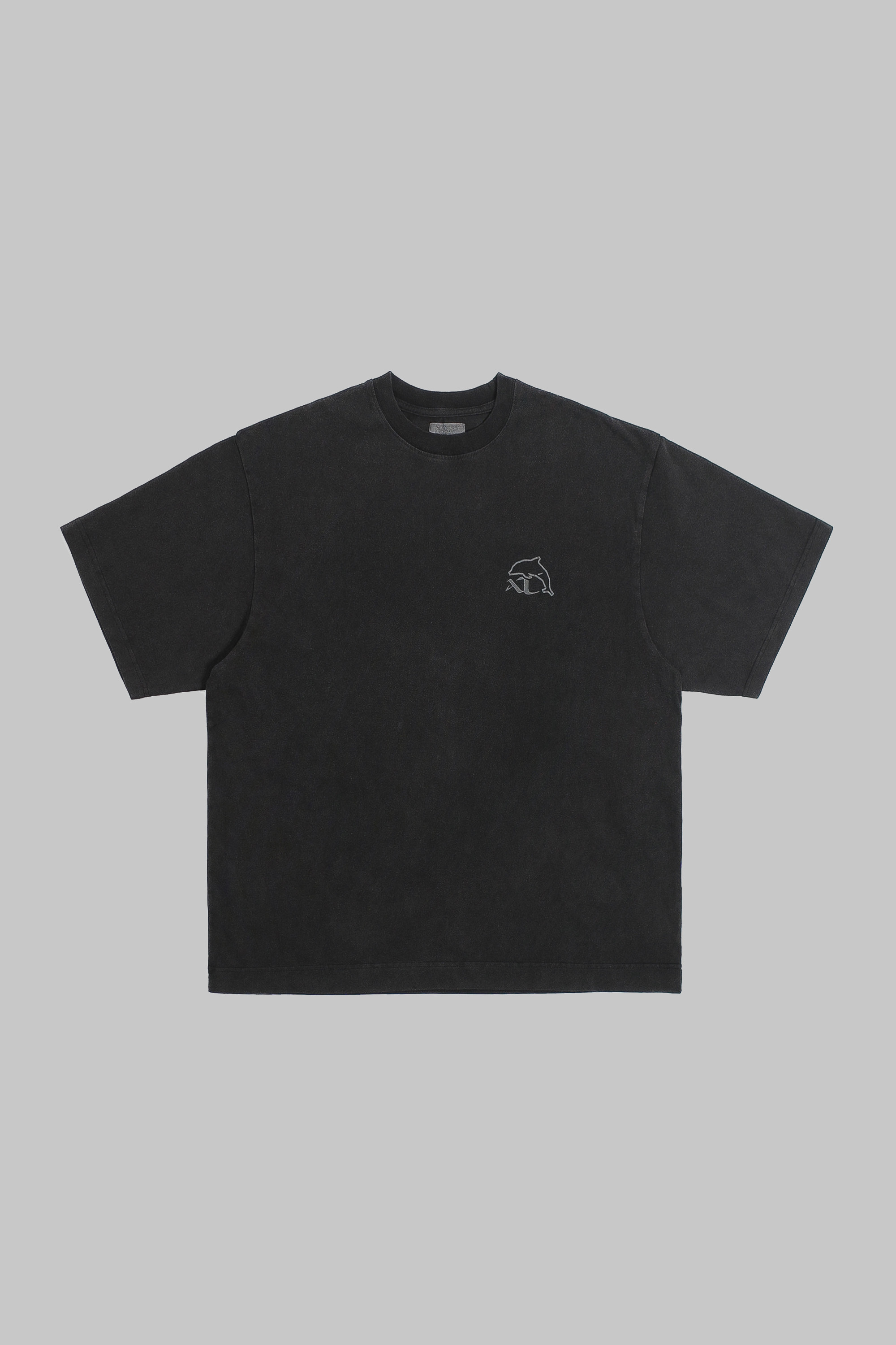 Anonymous Talking x AGILITY｜AA-SS01 – /ˈDA:L.FIN/ Tee (Washed Black)