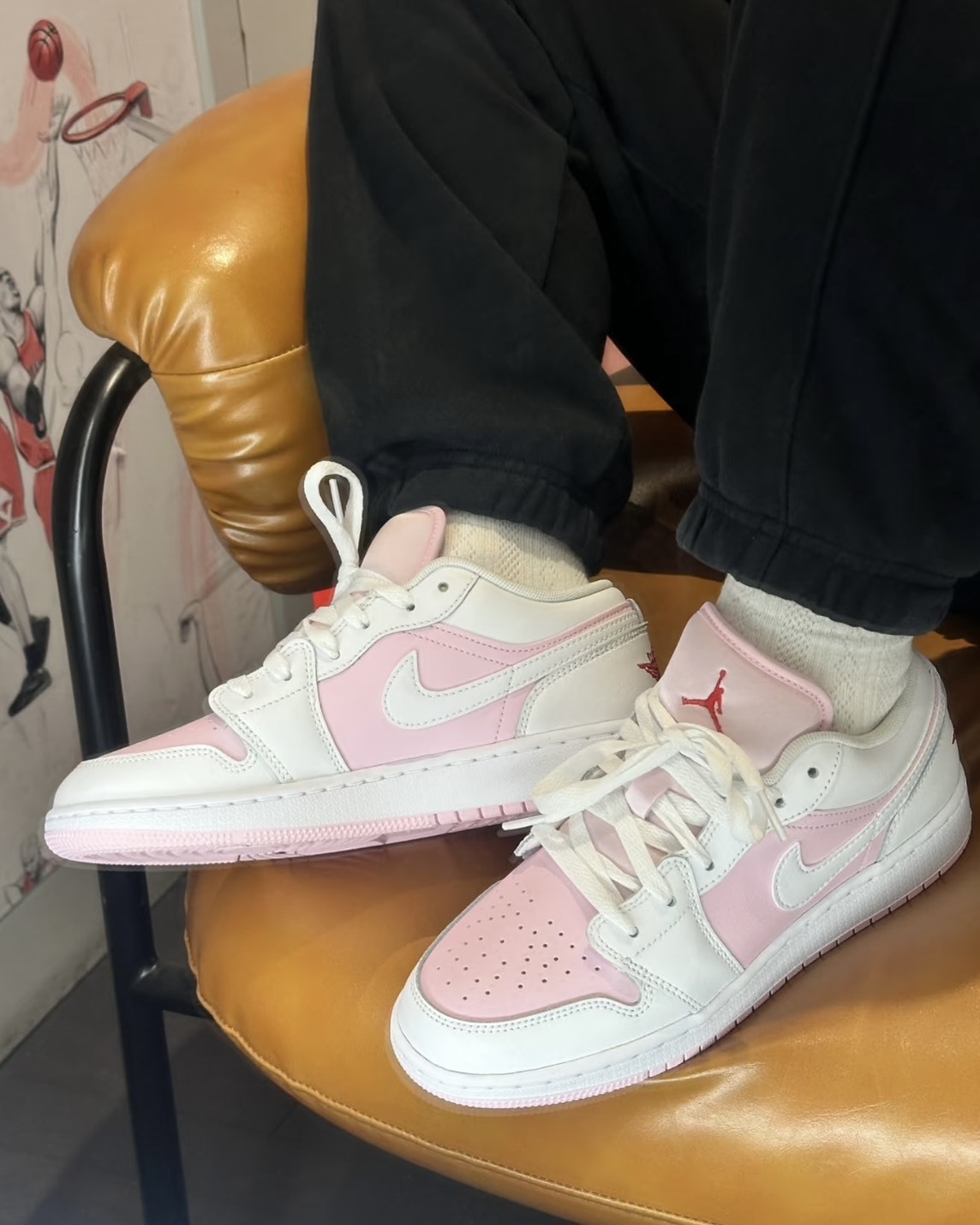 Air Jordan 1 Low GS 櫻花粉 白 粉紅 白粉 AJ1 低筒 一代 大童 女鞋
