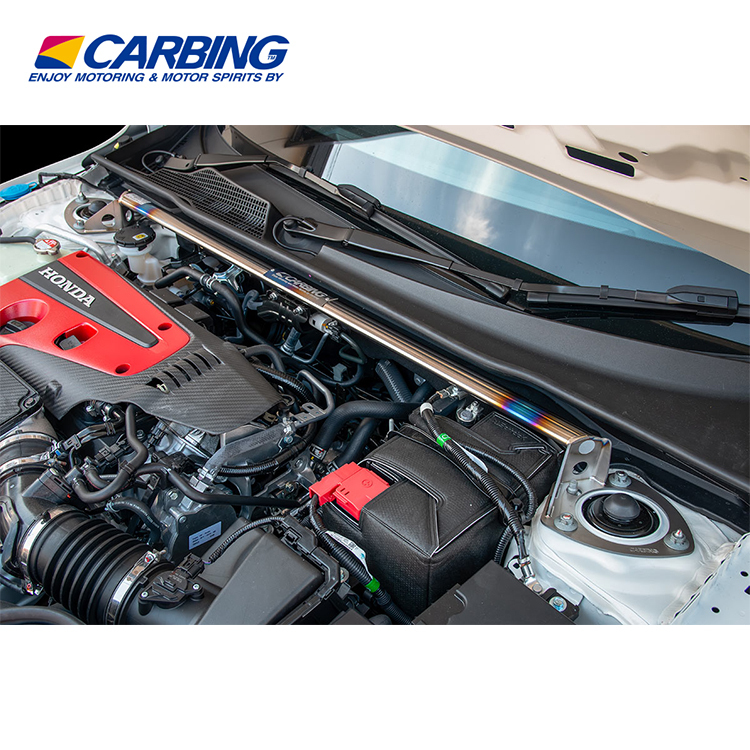 OKUYAMA CARBING 鈦合金引擎室拉桿 HONDA CIVIC TYPE R FL5