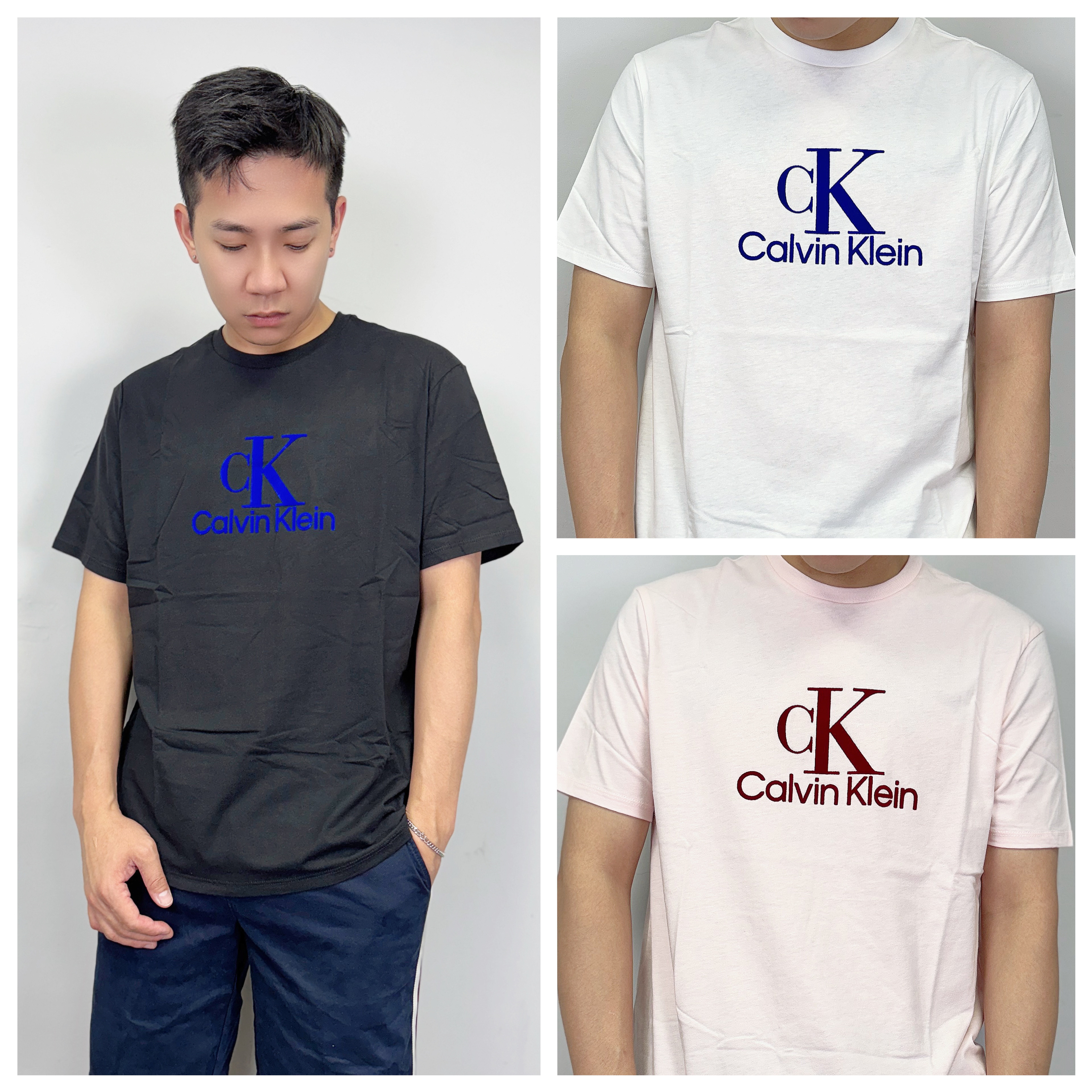 Calvin Klein CK 立體植絨字母 短袖上衣 短袖 短T