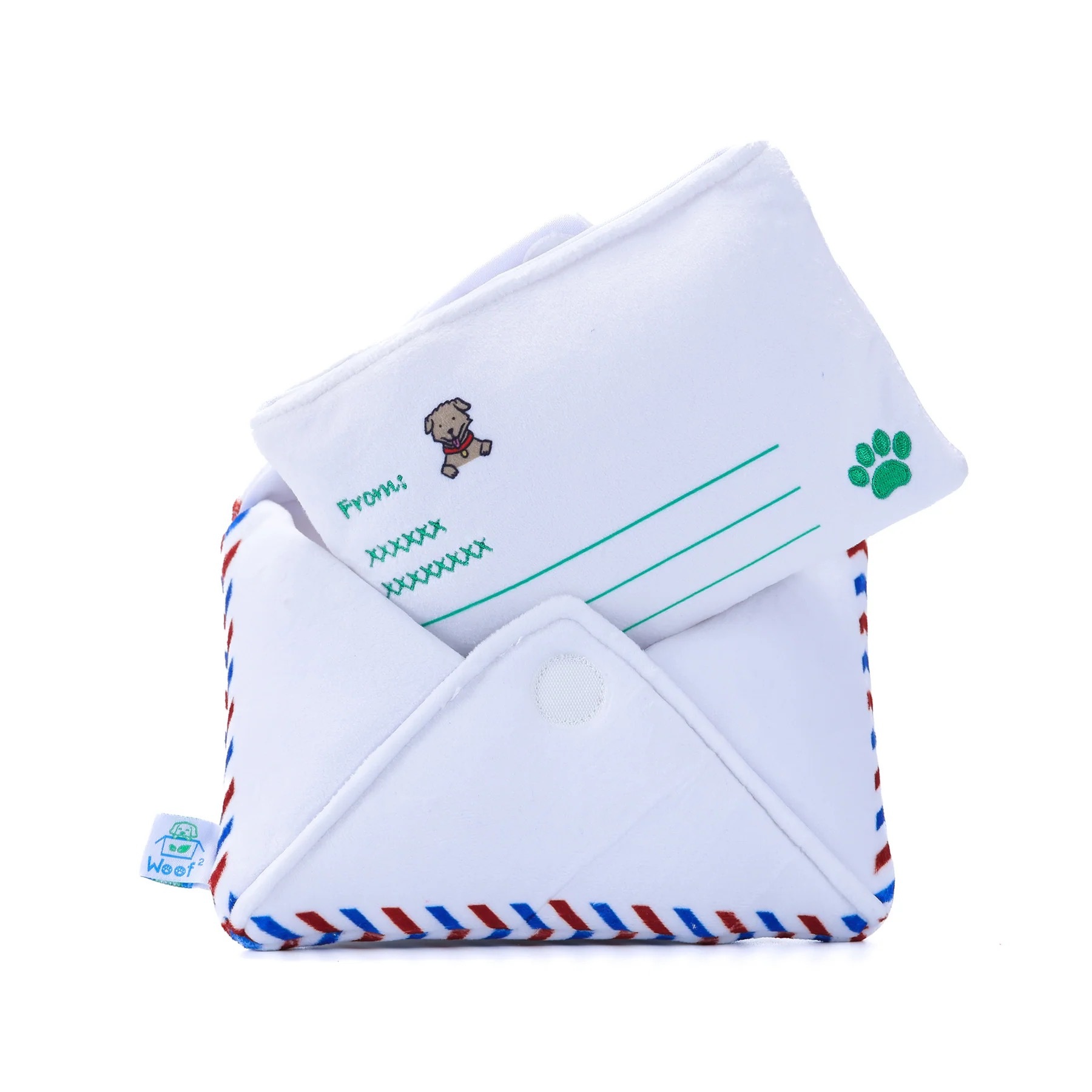 Woof² - 香港空郵信件藏食毛絨寵物玩具