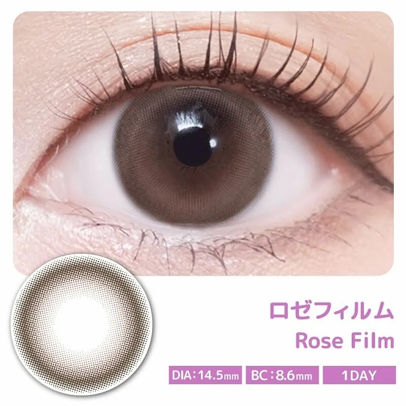[日拋] Velve Tear 1 Day Rose Film｜彩妝隱形眼鏡｜每盒10片