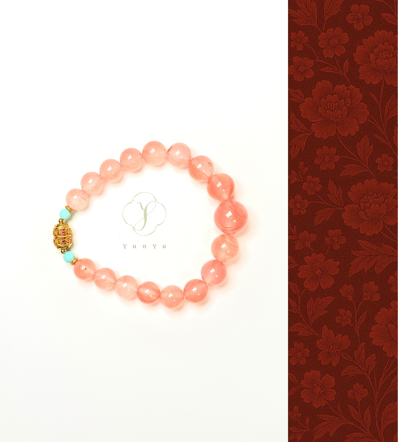 粉願金輪(南紅)