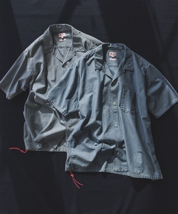 2025SS BEAMS JAPAN DENIM WORK SHIRT 丹寧 短袖 襯衫 現貨 11011562791