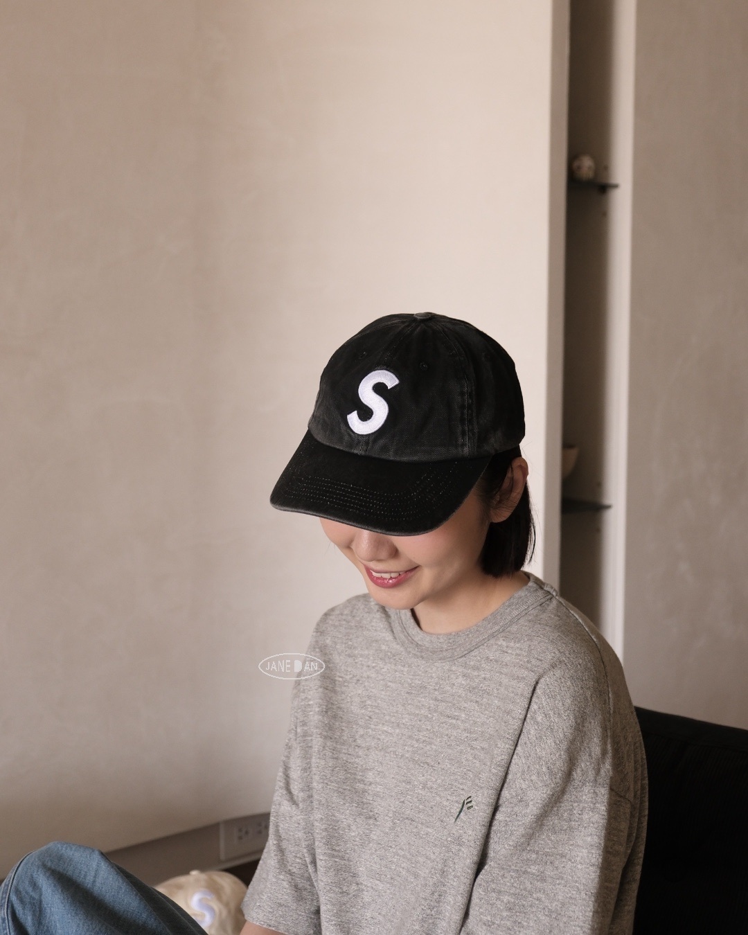 (現貨) SUPREME 25SS PIGMENT COATED S LOGO 6-PANEL 水洗老帽