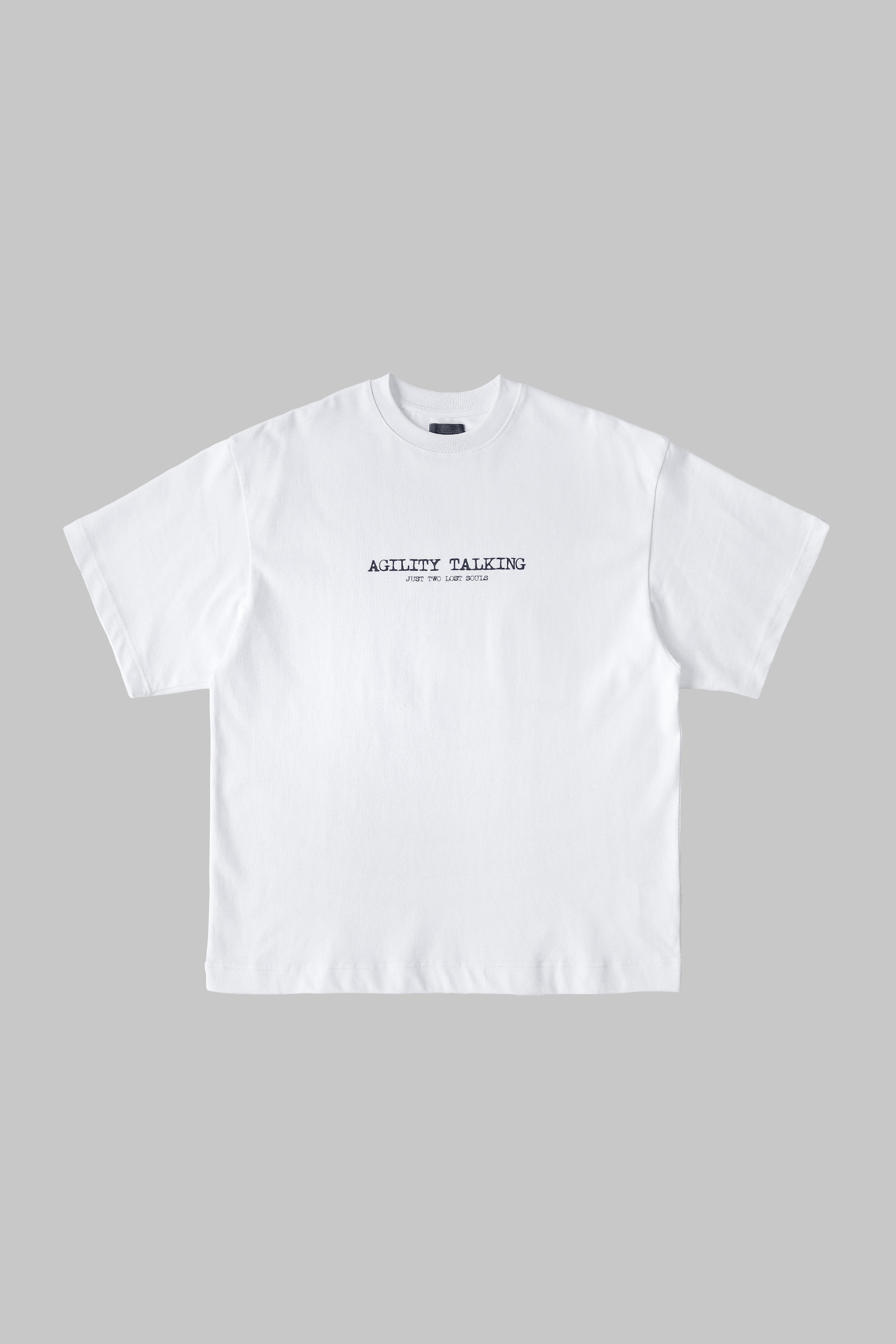 Anonymous Talking x AGILITY｜AA-SS03 – AA EXPLORATION Tee (White)
