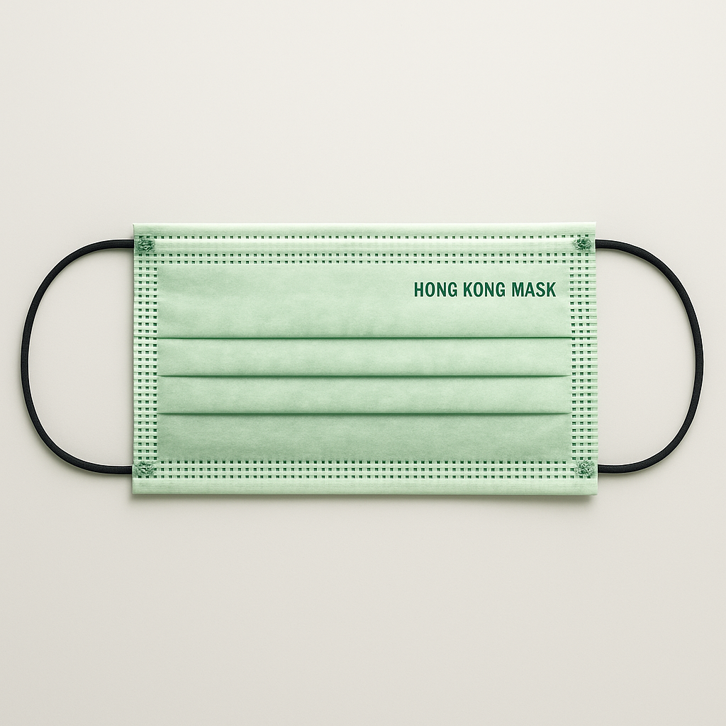 銅離子系列- 成人口罩(30片裝・獨立包裝) -煙灰綠 【香港製造】