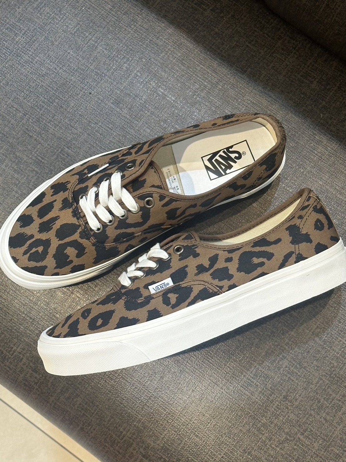 【APAIR】預購 Vans Authentic 44 DX 豹紋 咖啡 滑板 帆布鞋 VN0A38ENVL0