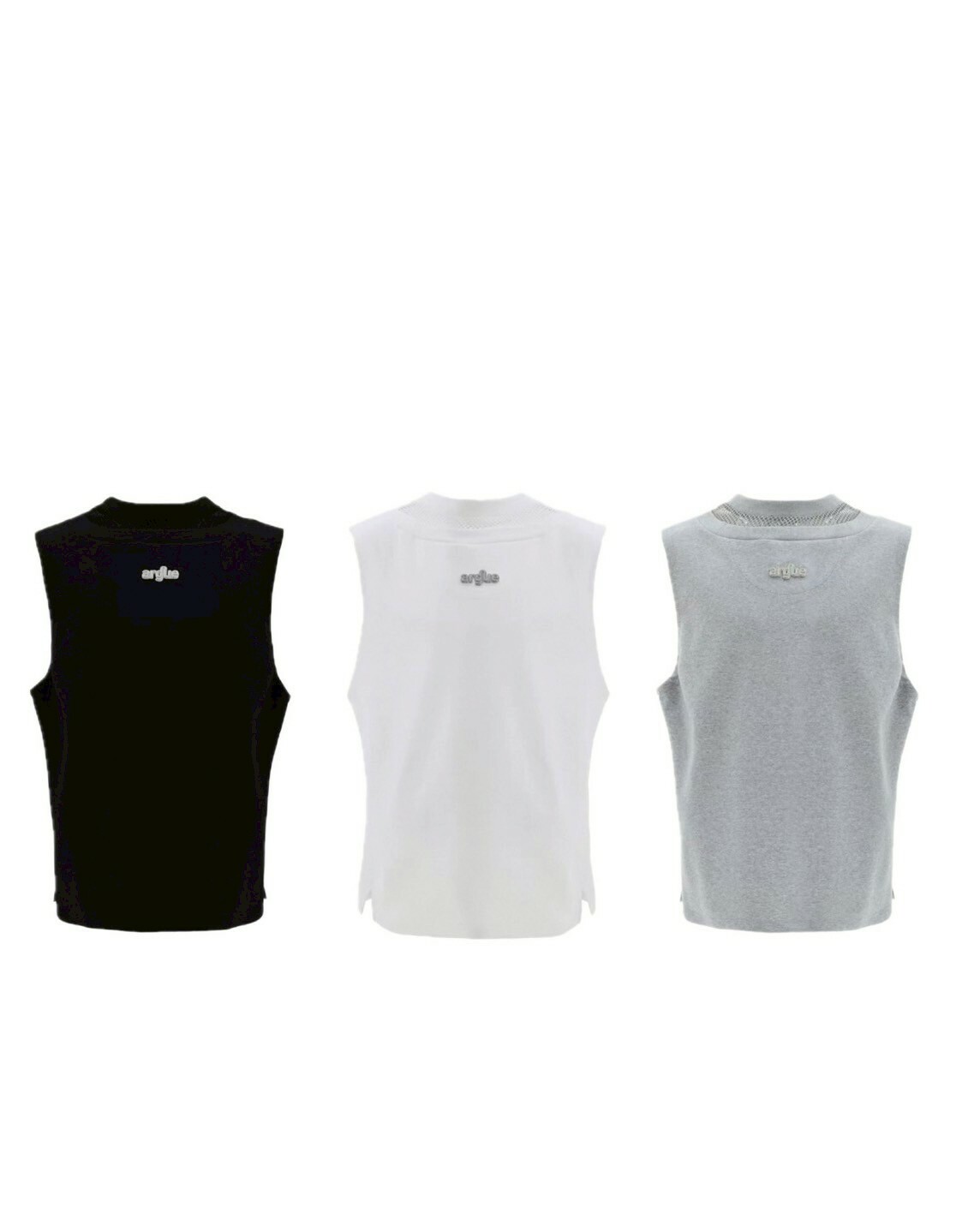 ARGUE 立體 裁剪 鏤空 簡約 無袖 #背心