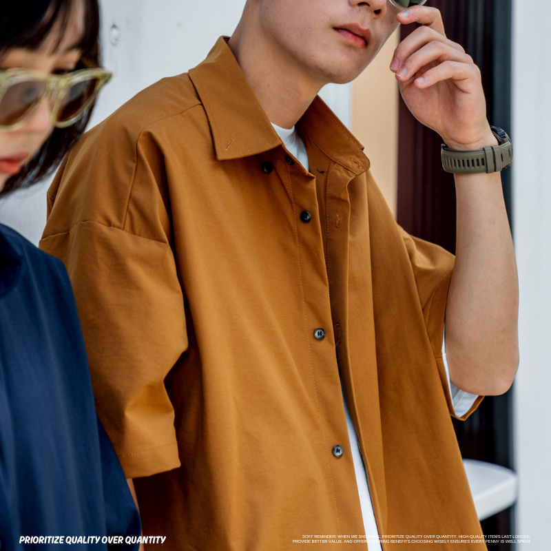 機能戶外落肩工裝襯衫