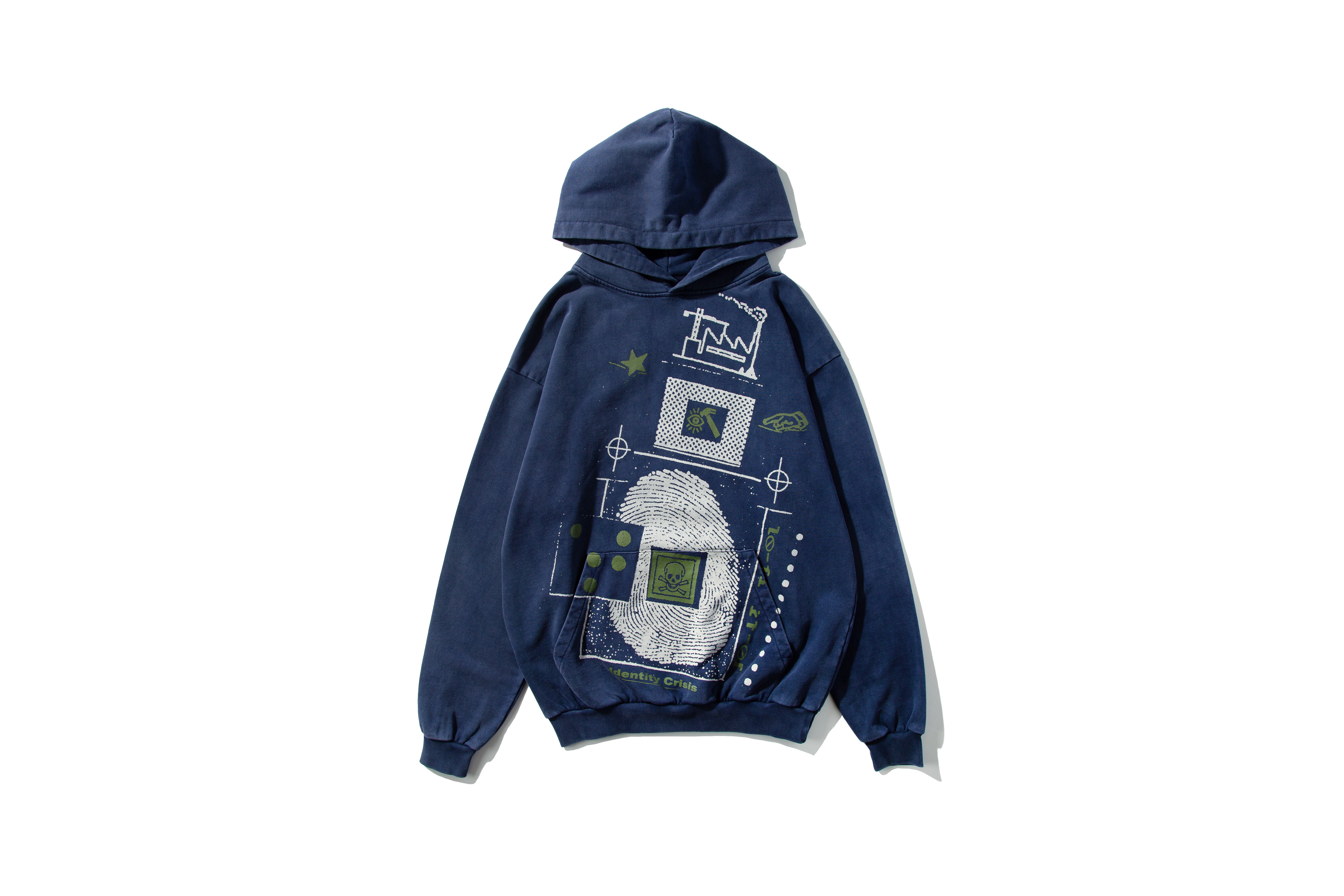 Lo-Fi "Crisis Pullover Hood" (Navy)