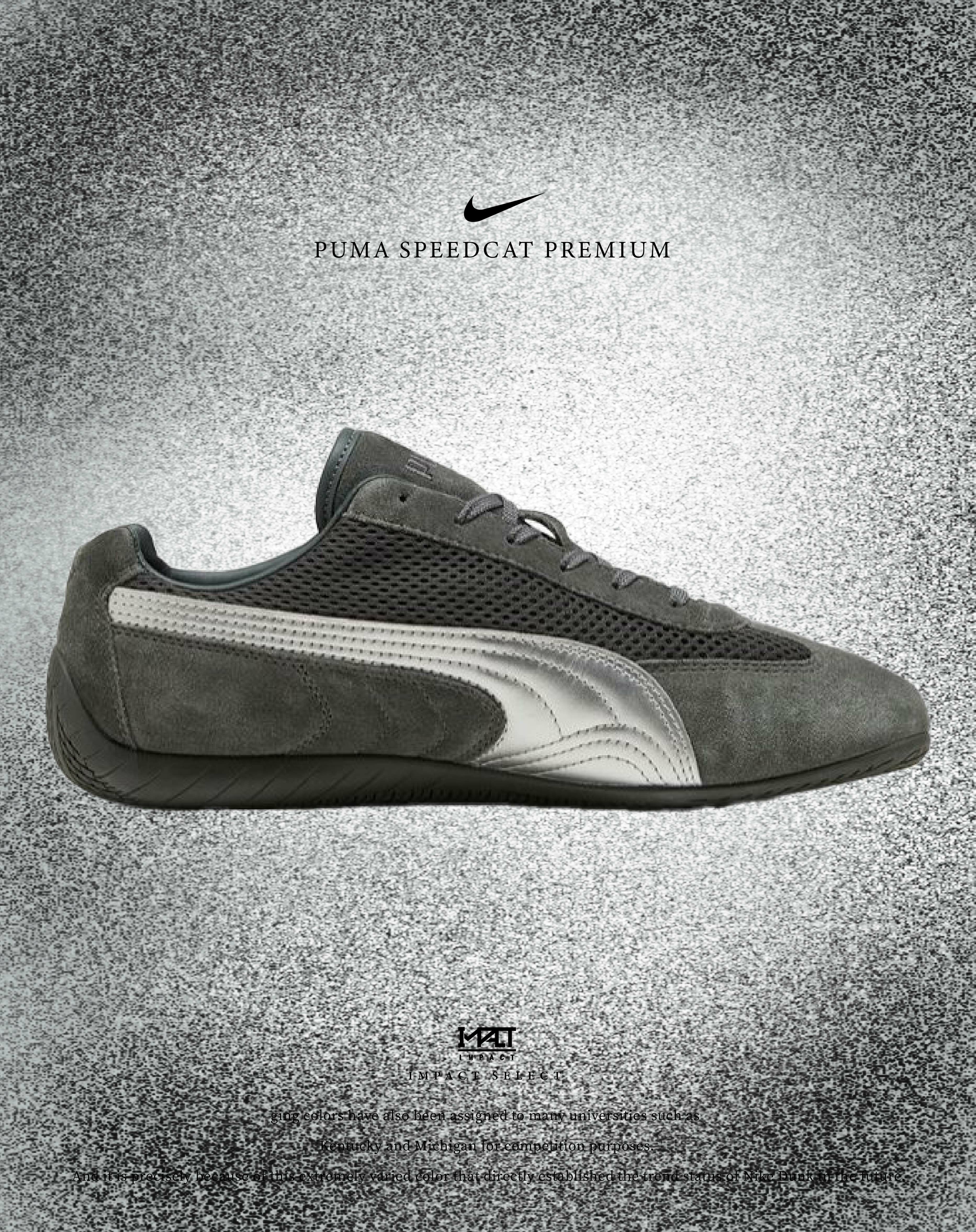 PUMAPUMA SPEEDCAT PREMIUM 賽車鞋 炭灰銀 煙灰 黑灰 男女鞋 休閒鞋403902-03