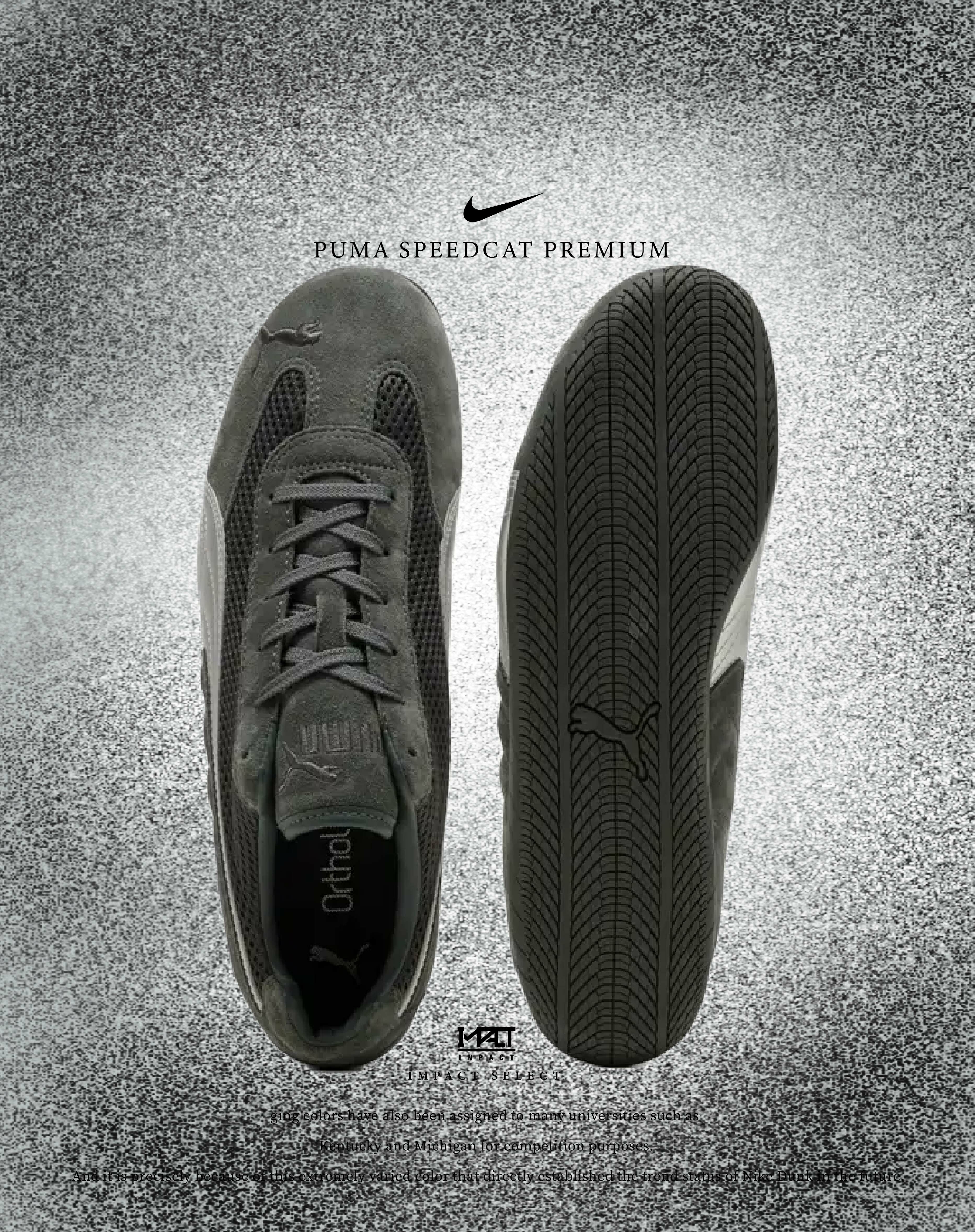 PUMAPUMA SPEEDCAT PREMIUM 賽車鞋 炭灰銀 煙灰 黑灰 男女鞋 休閒鞋403902-03