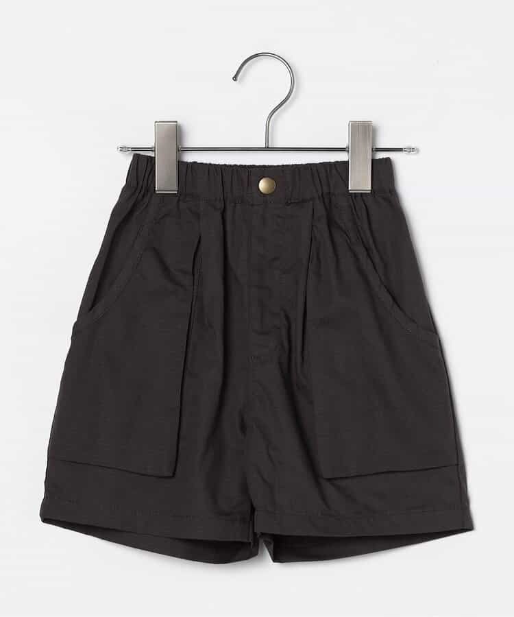日本 p.premier 立體水洗仿舊 純棉寬版工裝短褲 (共2色，130) P223025