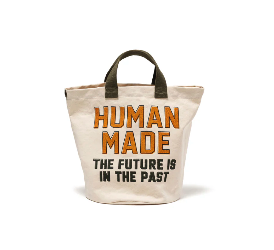 【現貨】Human Made CANVAS TOTE SMALL 美式風格文字 帆布包 HM29GD056