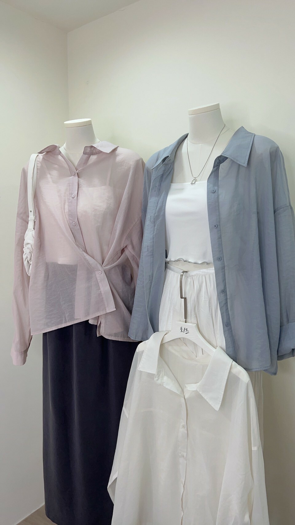 韓系調色盤雪紡襯衫 (3件任選 包色優惠)