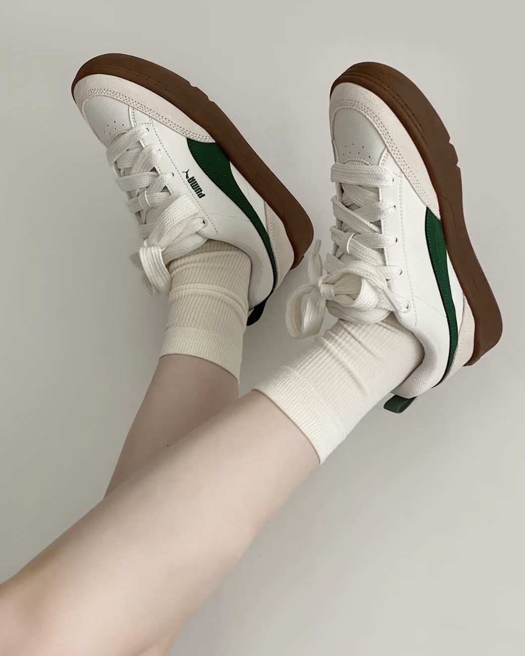 PUMA Park Lifestyle 厚底 焦糖底 復古 麵包鞋 焦糖抹茶