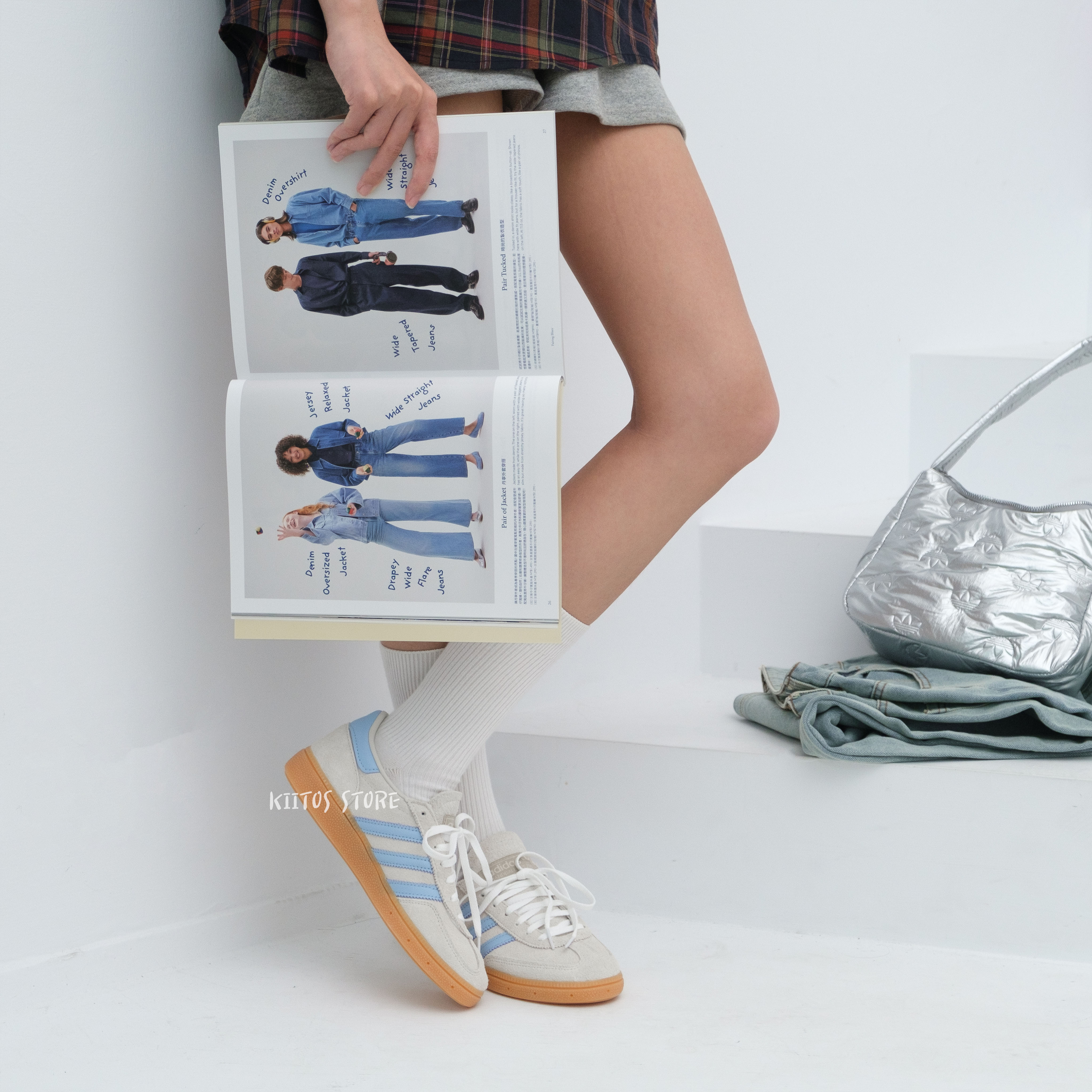 ADIDAS HANDBALL SPEZIAL 寶寶藍 麂皮 復古 焦糖底 德訓鞋  JS0241