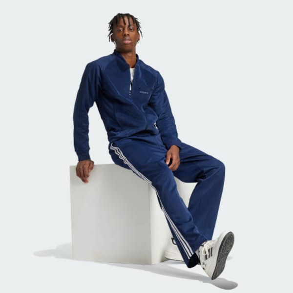 ADIDAS 外套 SST TOP 深藍 拼接 燈芯絨 復古外套 男 IX9600