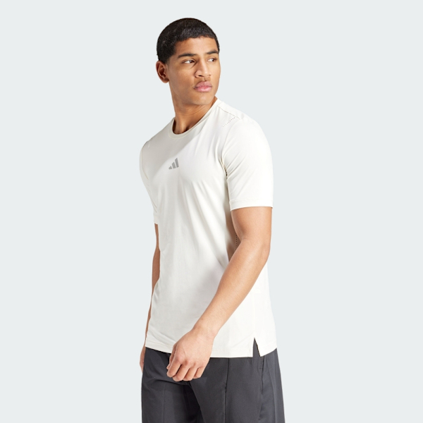 ADIDAS 短T COOL FEEL TEE 白 訓練 排汗 運動 短袖 男 IX9078