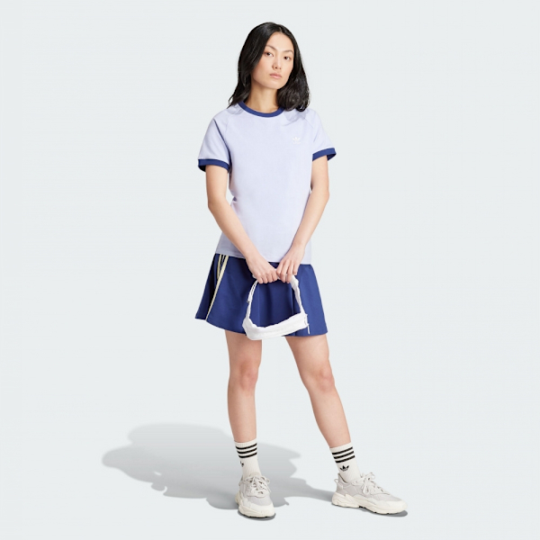 ADIDAS 短T VRCT TEE 淺紫色 美式LOGO 復古 短袖 女 IX1916