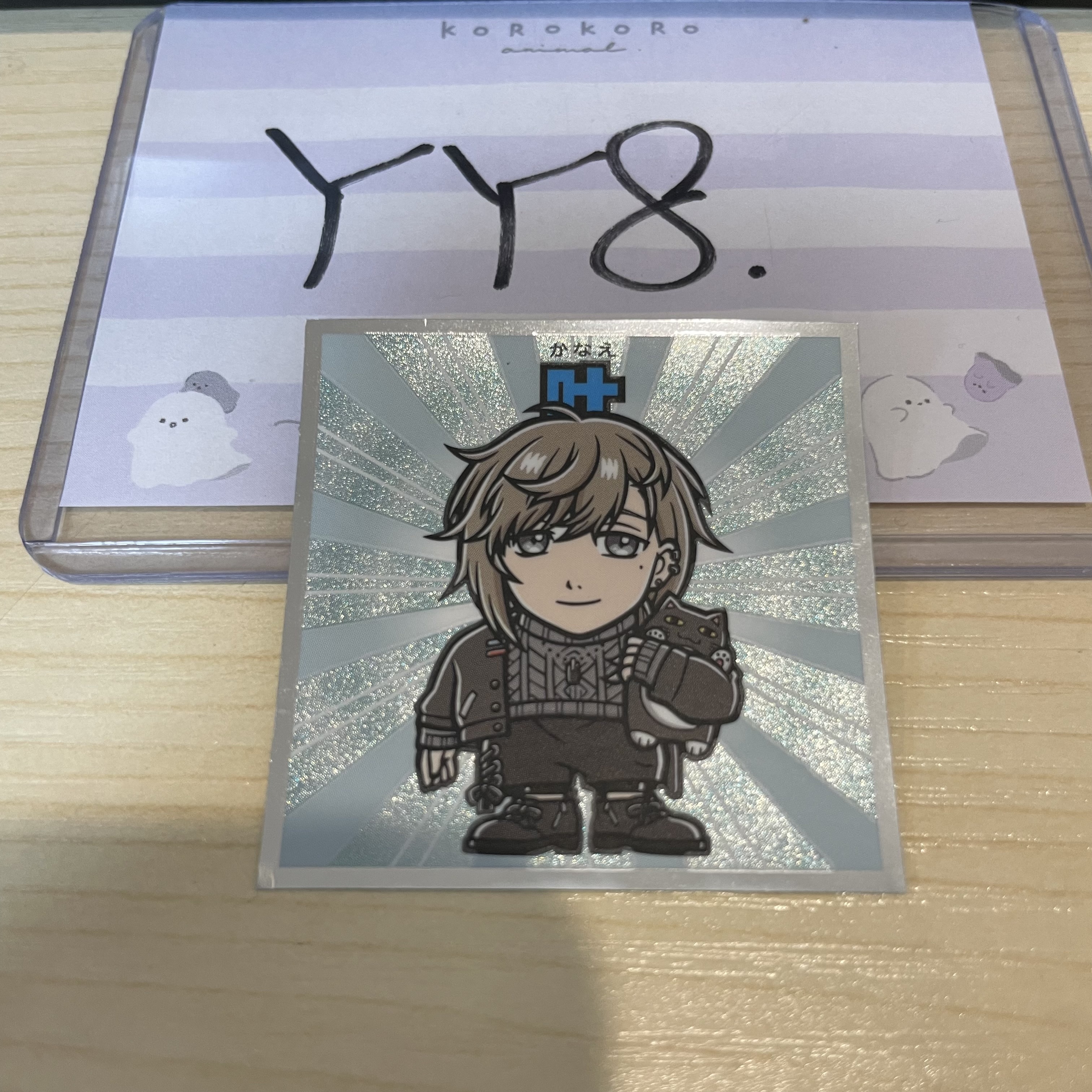 彩虹社 叶 貼紙 #YY8