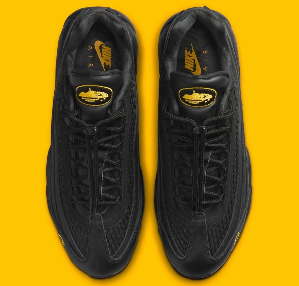 Corteiz x Nike Air Max 95 聯名款 黑黃配色