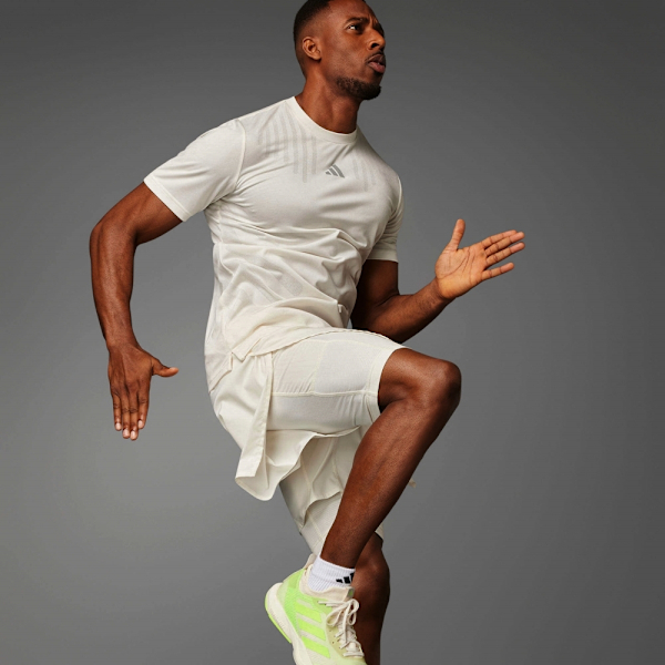 ADIDAS 短T HIIT AIRCHI TEE 白色 快排 運動 短袖 男 IS3736