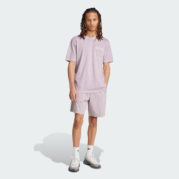 ADIDAS 短T ESS+ DYE PKT T 紫色 口袋 休閒 短袖 男 IS1762