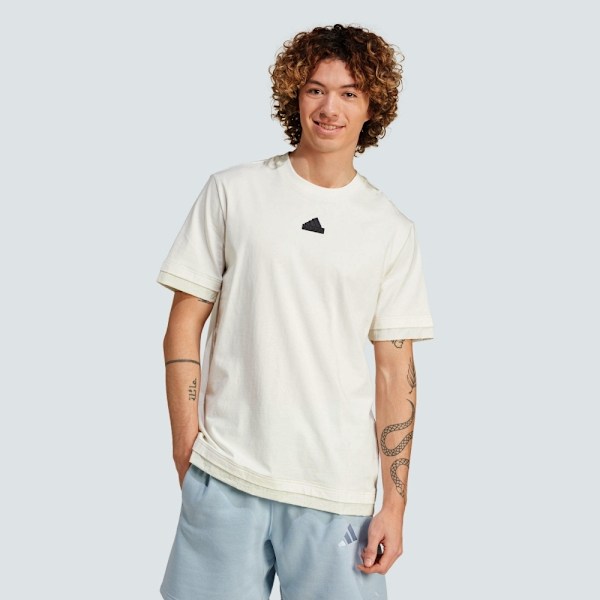 ADIDAS 短T M CE Q2 PR TEE 米白 休閒 短袖 上衣 男 IR5173