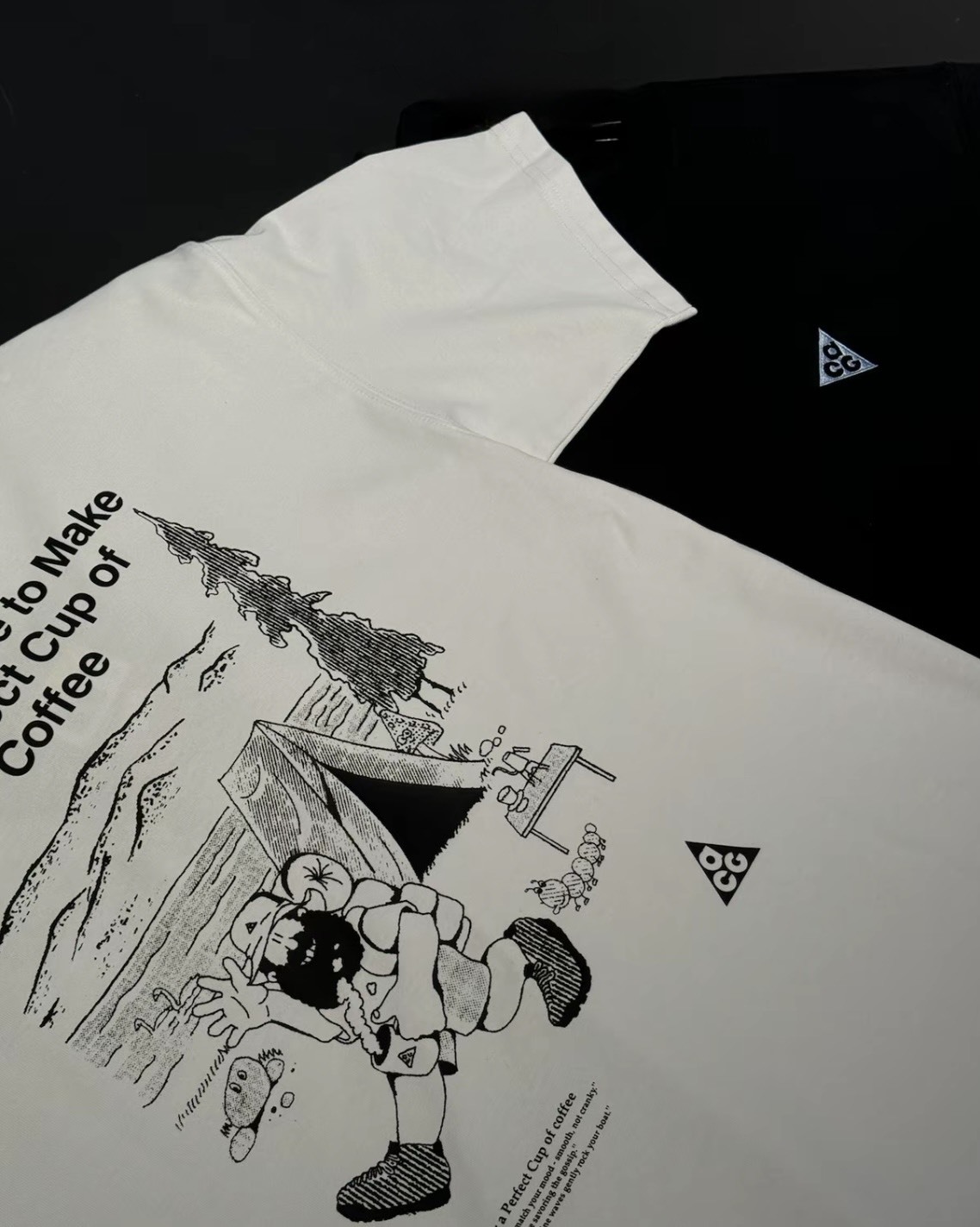 Nike AS M NRG ACG SS TEE GCEL 黑/白 短袖上衣 男 快乾 寬鬆版型