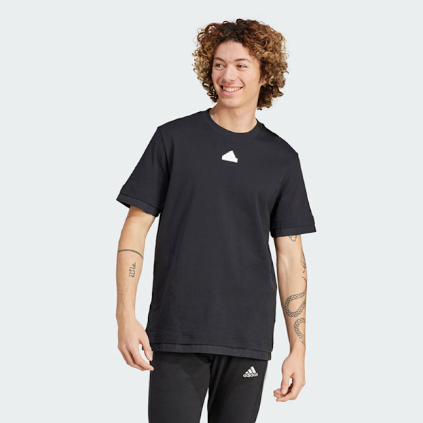 ADIDAS 短T M CE Q2 PR TEE 黑色 休閒 短袖 上衣 男 IN3711