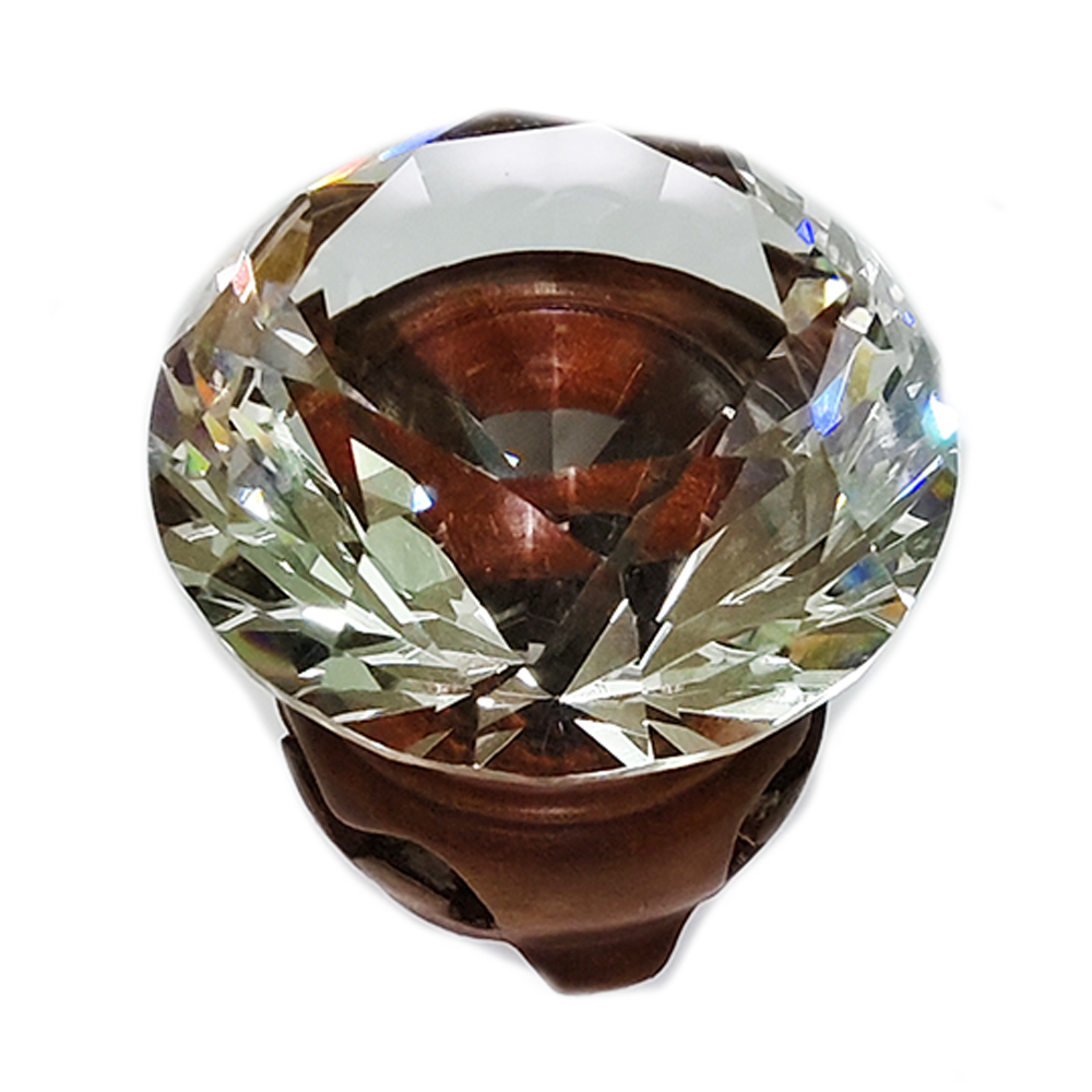 水晶鑽石{穩賺}5公分&木座【十方】152532