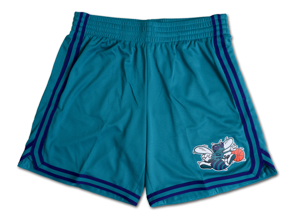 Mitchell & Ness 夏洛特黃蜂隊 Overtime Win 7 英寸 球褲