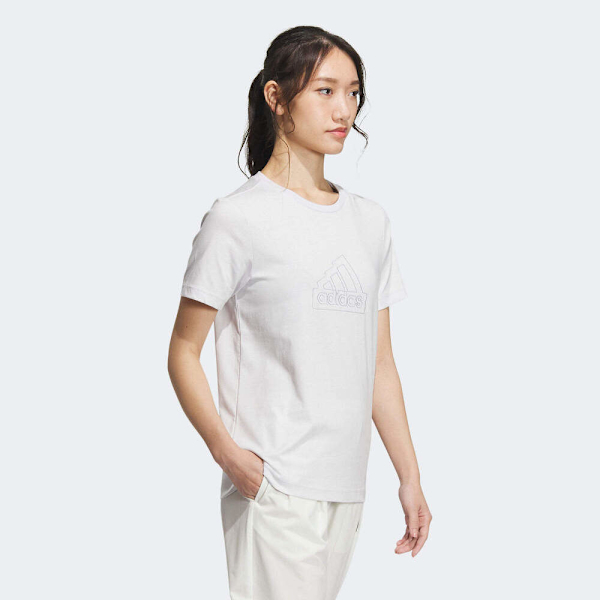 ADIDAS 短T TECH BOS TEE 白色 運動 訓練 短袖 女 IM8838