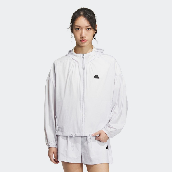 ADIDAS 外套 TECH UPF HD JKT 白色 抽繩 連帽 風衣外套 女 IM8835