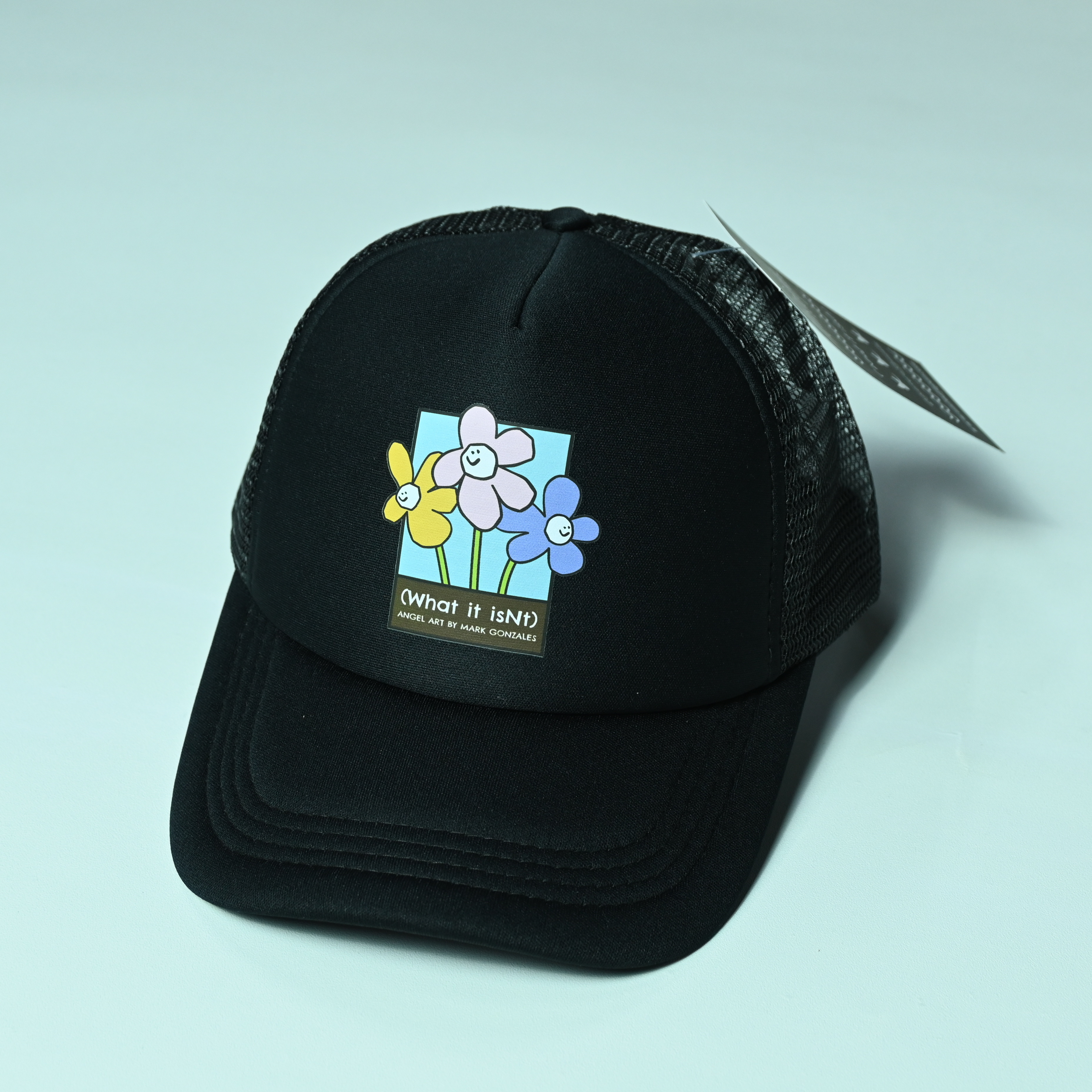 (What it isNt) ART BY MARK GONZALES 4 Flowers Graphic Cap