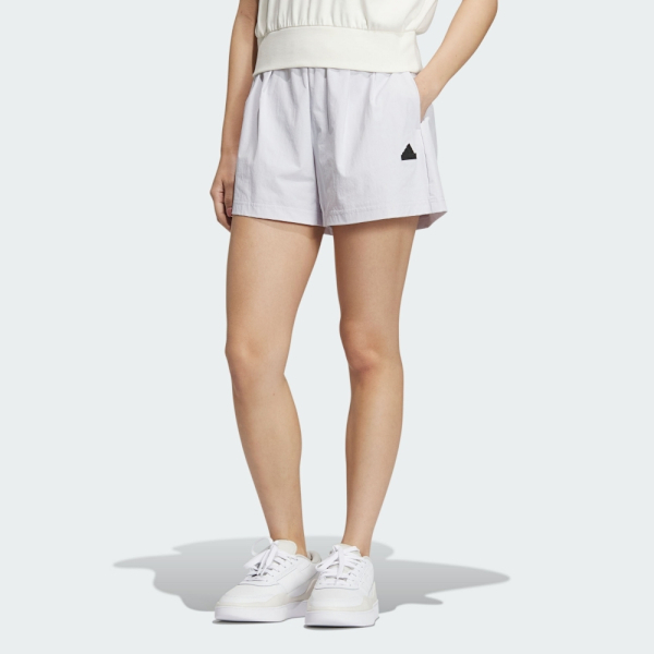 ADIDAS 短褲 TECH WV SHORTS 白色 運動 休閒短褲 女 IM8828