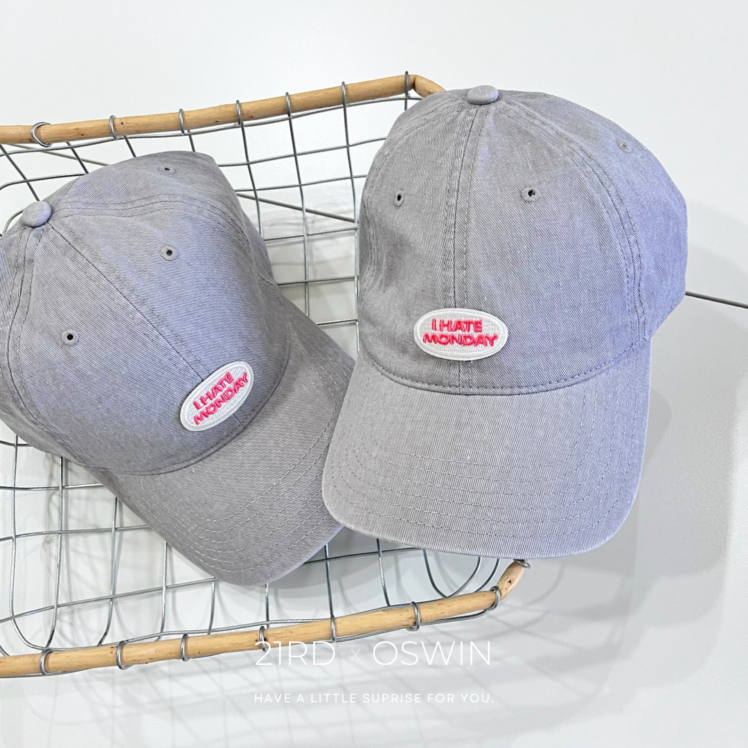 刺繡 圓標字母棒球帽