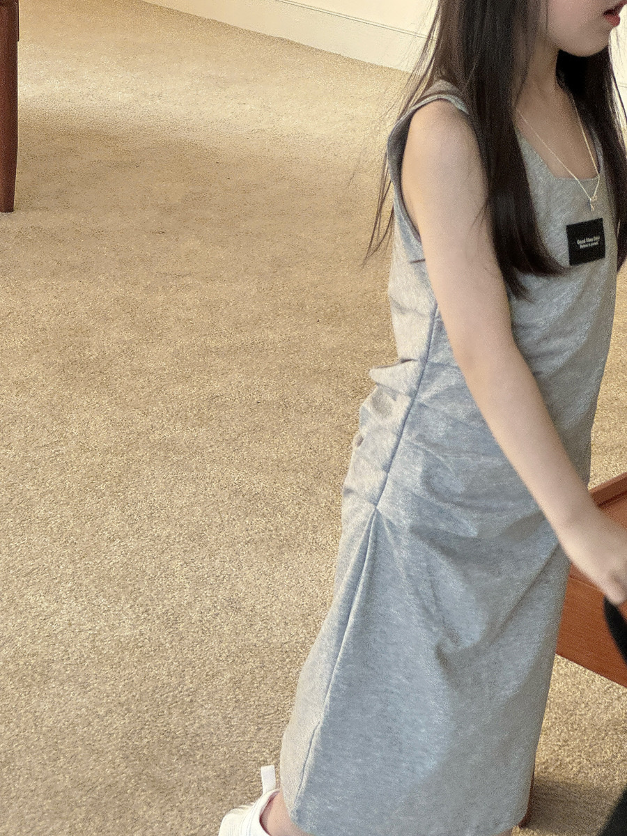 兩色氣質縮腰洋裝